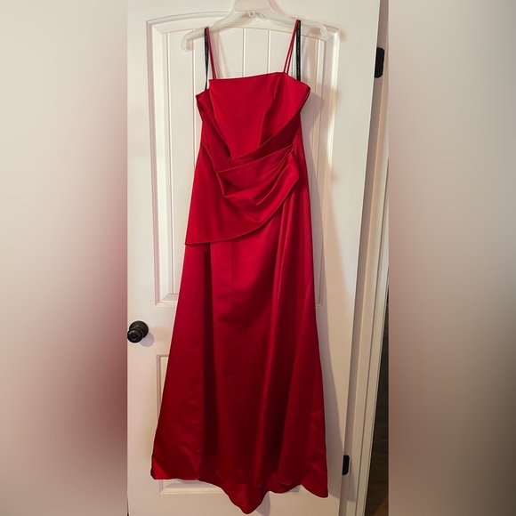 Alfred Angelo satin bridesmaid gown, size 14 - Picture 1 of 2